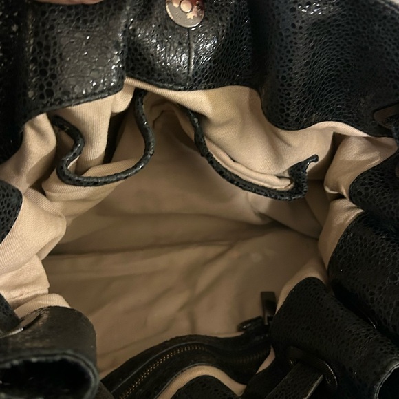 Tory Burch Natalya Genuine Leather Embossed Shoulder Bag - Picture 11 of 13